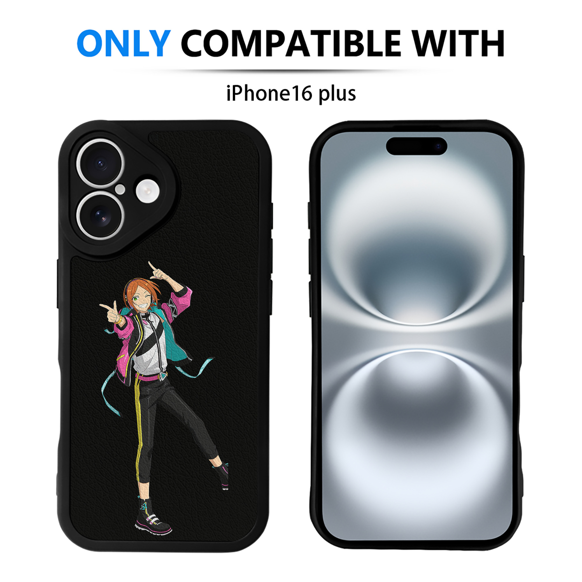 （画像用） あんさんぶるスターズ! Ensemble Stars 【iPhone 16シリーズ対応】シリコンスマホケース（レザー調） 材質：シリコン